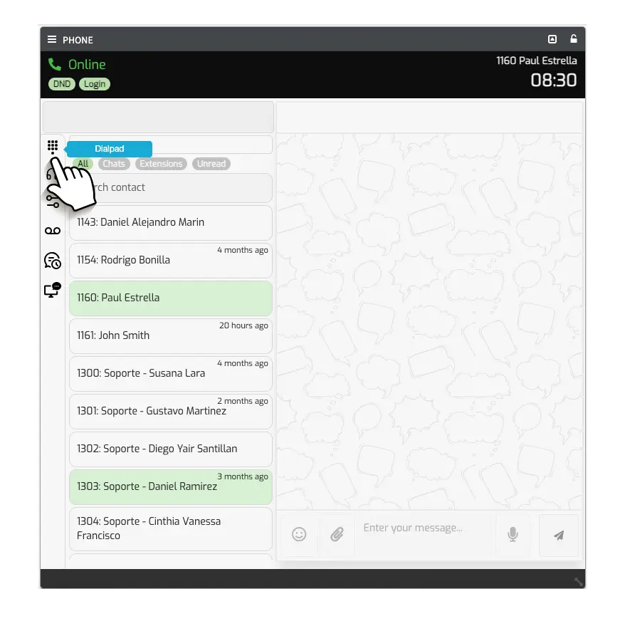 Dialpad example